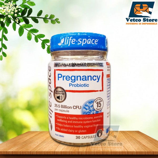 Men vi sinh cho bà bầu LifeSpace Pregnancy Probiotic 30 viên